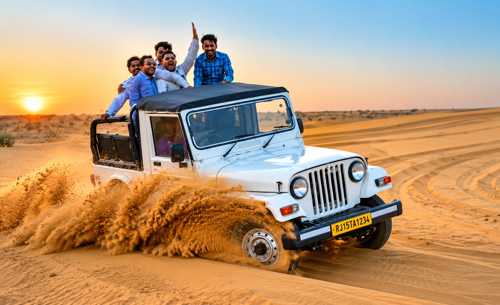 Jeep Safari experience in Jaisalmer